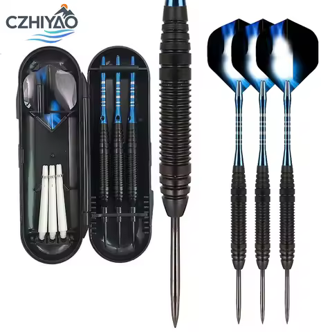 CZHIYAO 23g Hard Darts Steel Needle Professional Competition Fall-Proof Hard Darts Durable Dart Game