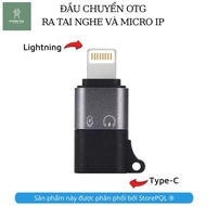 Tpye C lP to USB C audio converter for OTG convenient video recording phone