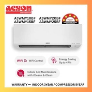 Acson Reino+ Series Inverter (Wi-Fi)  A3WMY_BF R32 1.0HP-2.5HP 5STAR WARRANTY IN 3YEAR OUT 5YEAR (CO