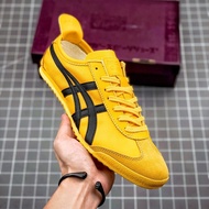 Onitsuka Tiger Shoes Outdoor Sports Shoes Running Jogging Shoes Low Top Casual Leather Soft Soles Comfortable Light Breathable Walking Shoes