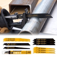 Reciprocating Saw Blade Set Bi-Metal Cobalt Wood Metal Cutting Sabre Saber Tools Pruning Tree Branch