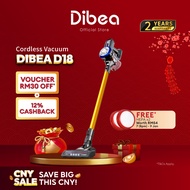 Dibea D18 Classic Cordless Vacuum Cleaner Handheld Stick with LED Light