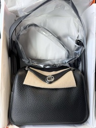 Hermes Mini Lindy 黑銀