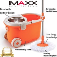 IMAXX Walkable Mop WM-08 Pro Max with 2 Mop Refill Detachable Drying Basket