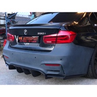 1 bmw f30 rear diffuser rear bumper m3 pp material AN style replace upgrade performance new look bra