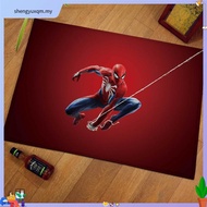 Cartoon Spiderman Rug Anime Floor Mat Door Mat Bathroom Mat Non-Slip Mat Home Living Room Carpet