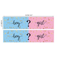 party mineral water bottle stickers, gender reveal water bottle stickers (10 stickers/1 pack)