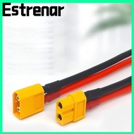 ESTRENAR XT60 Cable Connector, with Sheath Cover Silicone Male Female XT60H Plug, Copper 10CM 15CM 1