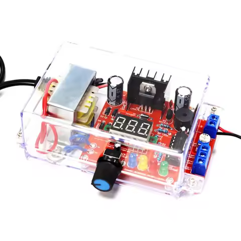 LM317 Adjustable Voltage Regulator DIY Kit AC 110V/220V To DC 1.25V-12V Step-Down Power Supply Modul