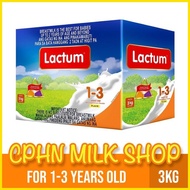 ◺ ◴ ◆ Lactum 1-3 Years Old 3kg | 2.3kg | 2kg | 1.5kg Plain Milk Supplement