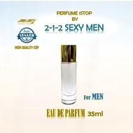 PERFUME 2/1/2 S3XY (MEN) C.H'RERA 35ML (HIGH QUALITY EDP) MINYAK WANGI EAU DE PARFUM