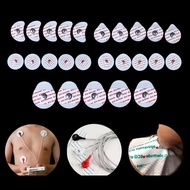 [SEY] 10Pcs Disposable Electrodes White Pads ECG Gel Non Woven Fabric Self Adhesive Stiers Reusable 