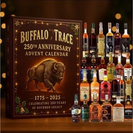 Buffalo Trace 250th Anniversary Advent Calendar | 24 Mini Whiskey/Bourbon Bottles | Christmas Holida