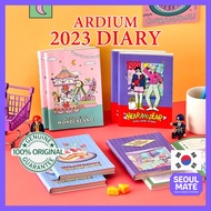 Korean illustration Diary 2023 Planner Korean Premium Planner BUJO Pvc Cover Monthly Diary Freenote Korean Bullet Journal Ardium Journaling Planner 4Type