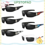 UPSTOPAO Hip-Hop Shades, Biker Gangster Style Driving Riding Polarized Sunglasses, Retro  Coast Wrap