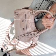 Balenciaga 粉色機車包💗