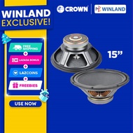 Crown by Winland 15inches Professional Woofer Speaker / 400-500watts / 8ohms HW-1505 (1)piece per or