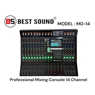 BS Best Sound MD-14 14ch Mixer Console DSP Echo Effects,USB Bluetooth playback 14ch Mixer