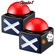 TOPABC Game Answer Buzzer, with Sound Light Trivia Quiz Red Game Buzzer,  Sounding Toy ABS Talent Bu