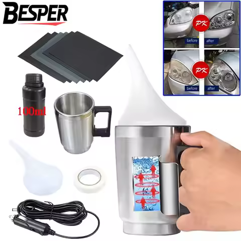 100ML Car Headlight Polishing Kit Headlight Restoration Liquid Polymer Headlamp Renovation Repair Cl
