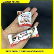 Miniature MAGNET KINDER BUENO Refrigerator Mount