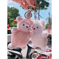 Stuffed sheep keychain, cute sheep backpack hook