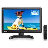 Eyoyo Portable Small 12 inch HDMI Monitor LCD Monitor 1366x768 with HDMI VGA BNC AV Inputs Built-in 