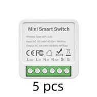 16A MINI Wifi Smart Switch รองรับ2-Way Control Timer สวิตช์ไร้สาย Smart Home Automation ใช้งานร่วมกับ Tuya Alexa Go Ogle Home