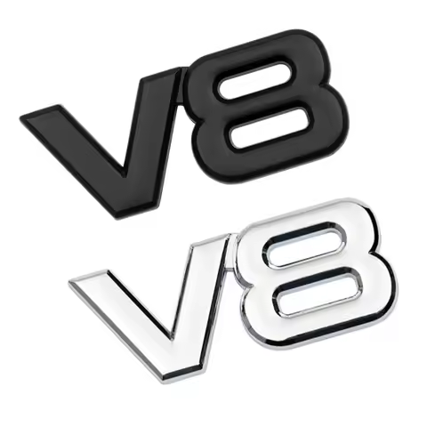 Car Body Emblem Stickers Decals Decoration for Toyota V8 4runner Levin Rav4 Tundra Land Cruiser Taco