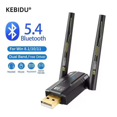 150m USB Bluetooth 5.4 Adapter for PC Wireless Mouse Keyboard Music Audio Receiver Transmitter Drive