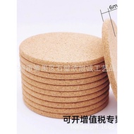 Round Grinded Round Edge Cork Insulation Pad Cork Coaster Printable logo CCZ9