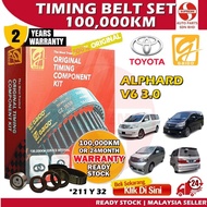 S2U Original Gaido Timing Belt Set Toyota Alphard V6 3.0 MNH10 211Y32 100000km 2 Year Warranty Belti