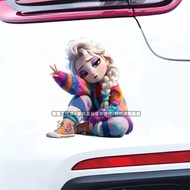 Stickers Scratch Stickers Battery Car Creative Decoration Car Stickers Car Body Room Wall 3d Sticker