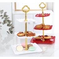 3 tier Dessert stand cupcake stand pastries display rack