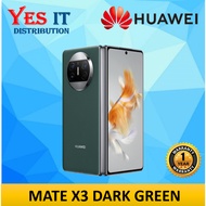 HUAWEI Mate X3 Smartphone 12GB + 512GB Slim, Lightweight Quad-Curve Foldable Design (DARK GREEN / BLACK)