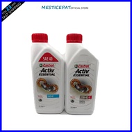 (NEW STOCK 2025) 4T CASTROL GO 20W40 SAE 40 ACTIVE ESSENTIAL 20W40 SAE-40 ENGINE OIL 1LITER MOTORCYC