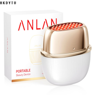 ANLAN 9IN1เครื่องยกกระชับใบหน้าเครื่องนวดหน้าใช้เทคโนโลยีRFและEMSหัวทอง24Kส่งฟรีสินค้ารับประกันแท้10