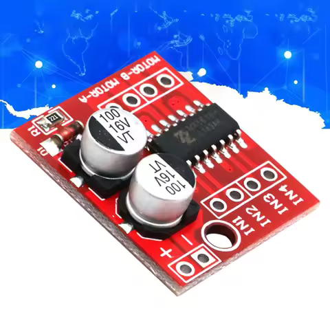 L298N 2-Way DC Motor Driver Module PWM Speed Driver Board Module Dual H-Bridge Stepper Motor Driver