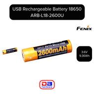 Fenix USB Rechargeable Battery 18650 2600mAh ARB-L18-2600U