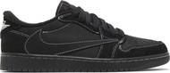 Sepatu Travis Scott x Air Jordan 1 Retro Low OG SP Black Phantom