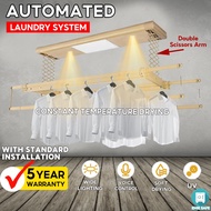 Automated Laundry Rack Smart Laundry System Clothes Drying Rack 5 Years Warranty + Standard Installation