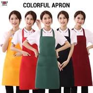 Water Proof Apron With Pocket Hang Neck Apron Coffee Shop Fashion Apron Kitchen Apron Adult Overalls