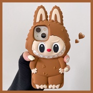 เคสโทรศัพท์รูปตัวการ์ตูนน่ารัก Labubu สำหรับ Iphone 13 14 15 Pro Max