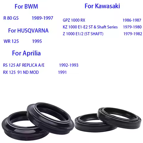 40x52x8/9.5 40 52 Motorcycle Front Fork Dust Oil Seal for BMW R80 GS for HUSQVARNA WR 125 for Aprili