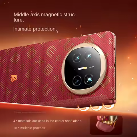 Luxury leather built-in magnetic ring center axis magnetic Case For Huawei Mate X6 huawei Mate X5 X3