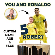 RONALDO AL NASSR CAKE TOPPER