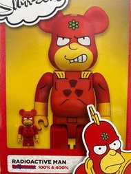 Simpsons radioactive man bearbrick 400/100
