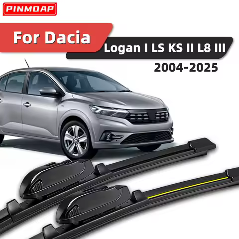 2PCS Front Windshield Wiper Suitable For Dacia Logan I LS KS II L8 III 2004-2025 Front Windshield Si