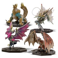 全新日本直送 🇯🇵 Monster Hunter Cube Capcom Figure Builder CFB; 魔物獵人 模型盒蛋; 火龍 Rathalos🔥, 雷狼龍 Zinogre⚡, 嵐龍 A