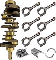 Engine Crankshaft with Connecting Rods and Main & Rod Bearings Kit for 2013-2019 Hyundai Santa Fe/Az